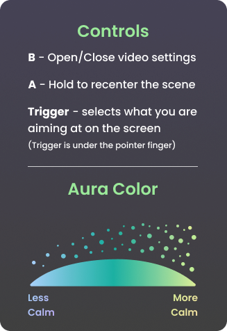Healium Video controls and aura scale