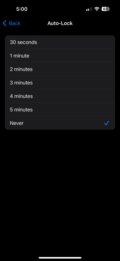 Auto Lock