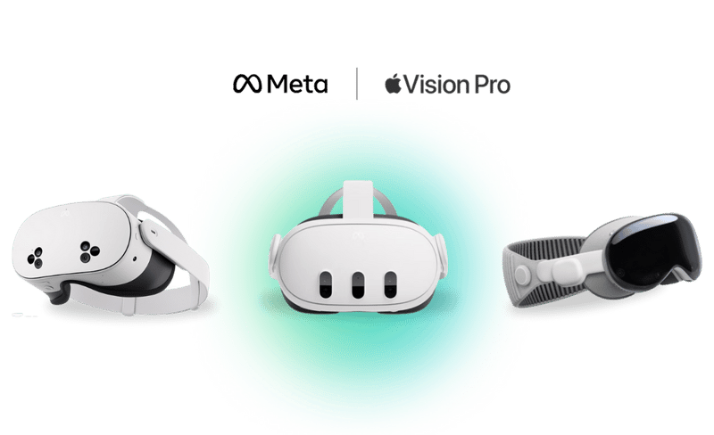 Meta Quest VR Apple Vision Pro Goggles