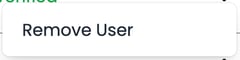 Remove User button