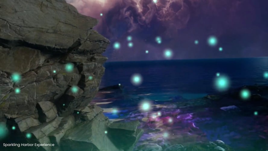 Sparkling Harbor Experience with aura