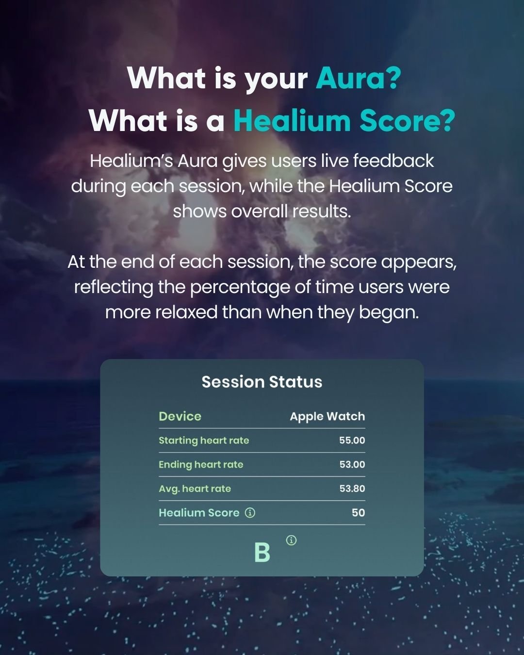 What is aura_healium score