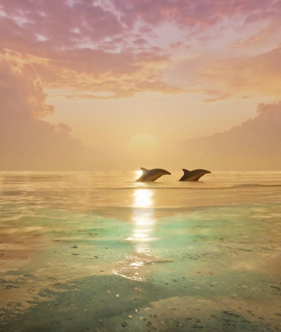 Appreciation Island Experience with dolphins