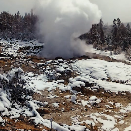 Winter Geyser